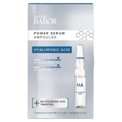 DOCTOR BABOR Power Serum Hyaluronic Acid Face Ampoules with Tripeptides for Intensive Moisture 7x2ml