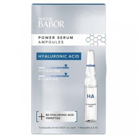DOCTOR BABOR Power Serum Hyaluronic Acid Face Ampoules with Tripeptides for Intensive Moisture 7x2ml