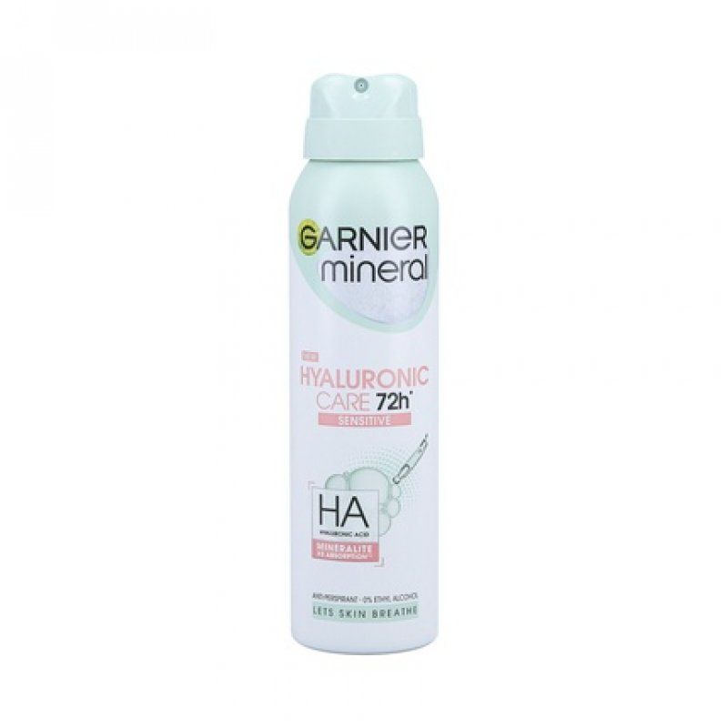 Garnier Hyaluronic Sensitive Care Deodorant for Women 72h Protection Spray 150ml