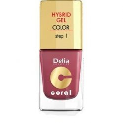 Delia Cosmetics Coral Hybrid Gel Nail Polish No. 18 Marsala 11ml