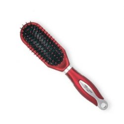 Top Choice Slim Brush Silver/Burgundy