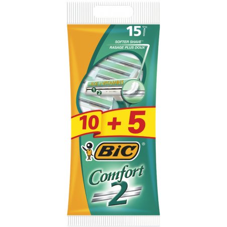 BIC Comfort 2 rasoir pour hommes Vert