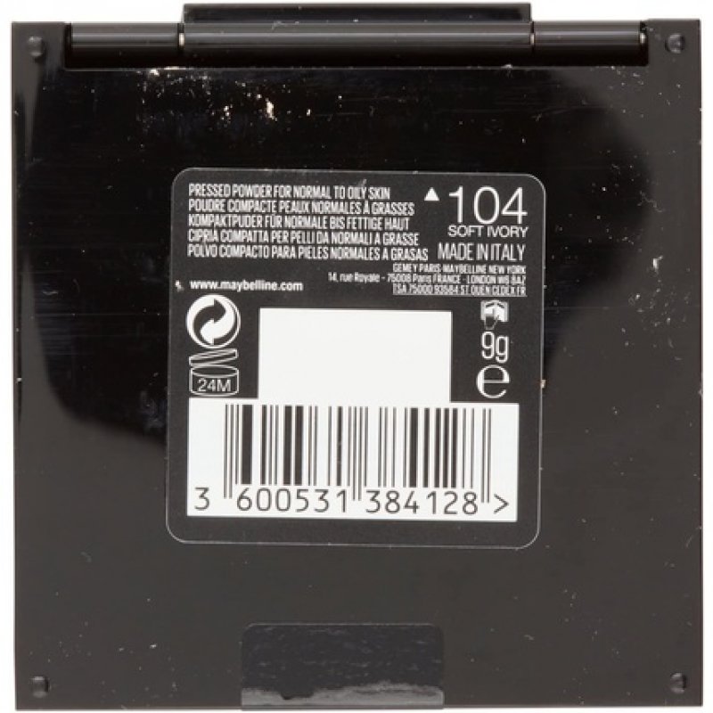 Maybelline New York Fit Me Matte and Poreless Face Powder 104 Soft Ivory 8.2g