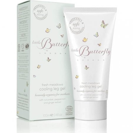 Little Butterfly London Fresh Meadows Cooling Leg Gel for Moms Comfort for Tired Legs and Feet with Natural Ingredients
