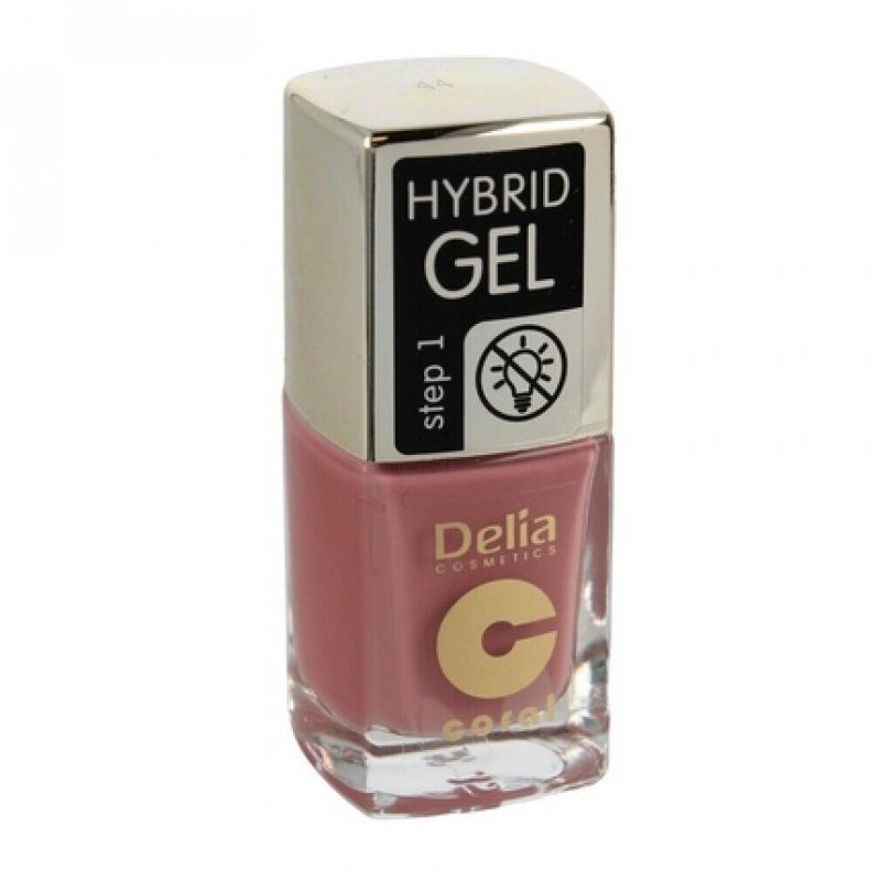 Delia Cosmetics Coral Hybrid Gel Nail Polish No. 44 Tea Rose 11ml
