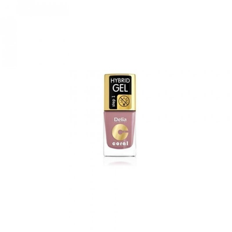 Delia Cosmetics Coral Hybrid Gel Nail Polish No. 44 Tea Rose 11ml