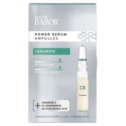 DOCTOR BABOR Power Serum Ceramide Face Ampoules with Hyaluronic Acid and Ceramides for a Healthy Skin Barrier Vegan