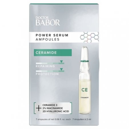 DOCTOR BABOR Power Serum Ceramide Face Ampoules with Hyaluronic Acid and Ceramides for a Healthy Skin Barrier Vegan