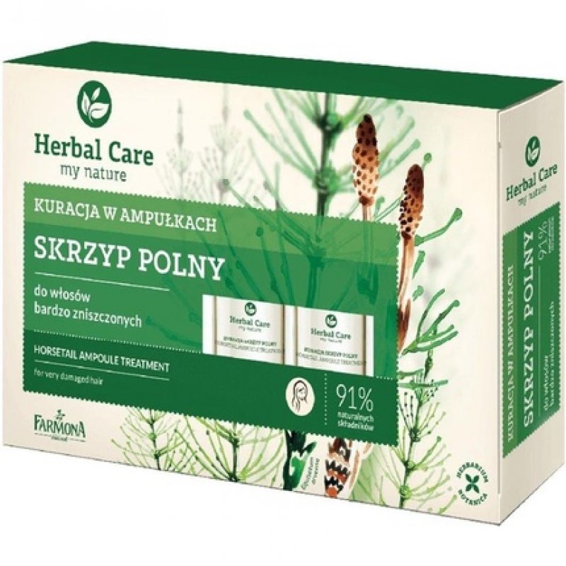 Farmona Herbal Care Horsetail Ampoule Treatment for Very Damaged Hair 5 x 5ml