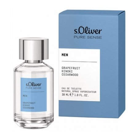 S.Oliver Pure Sense Men | Eau De Toilette - Puristic And Clear - More Natural