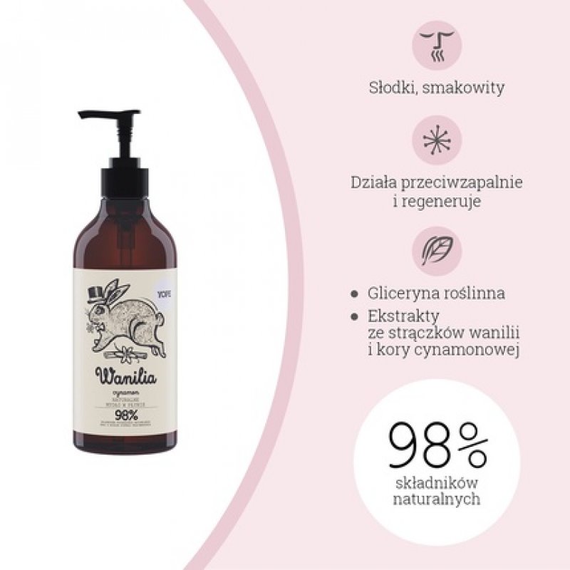 Wally Yope Vanilla and Cinnamon Hand Soap 500ml