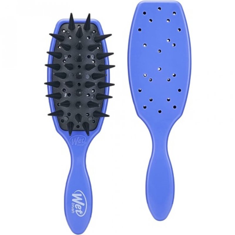 WetBrush Custom Care Treatment Brush for Even Product Distribution and Reduced Shedding and Breakage - Purple