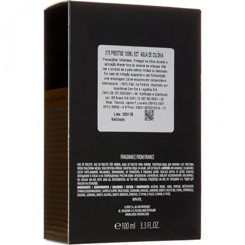 La Rive 315 Prestige Eau de Toilette 100ml