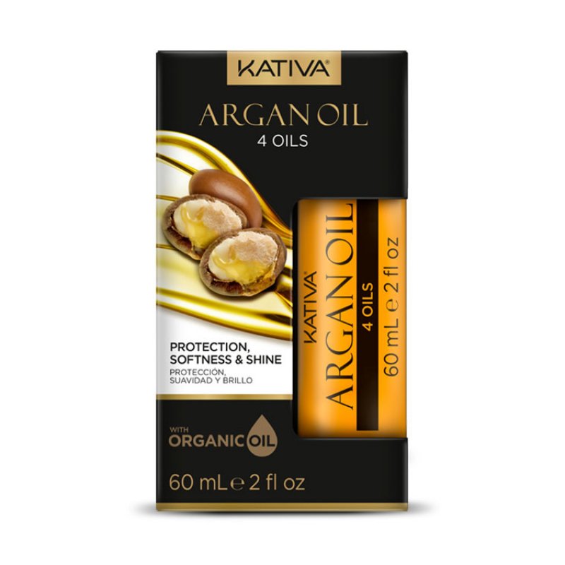 KATIVA Argan Oil 4 Oils Huile de cheveux 60 ml Femmes