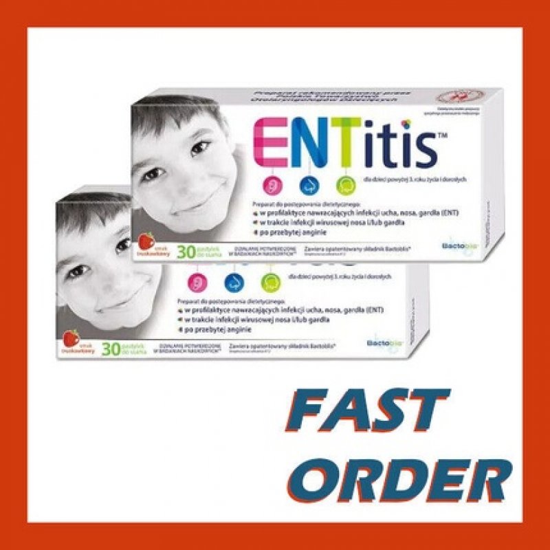 ENTitis Strawberry Immune System Kids Lozenges