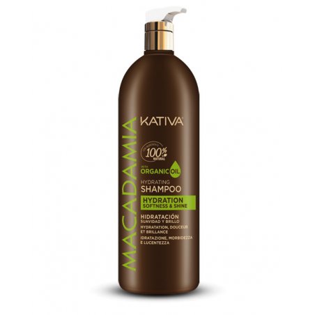KATIVA Macadamia Shampoo 1000 ml Professional Women
