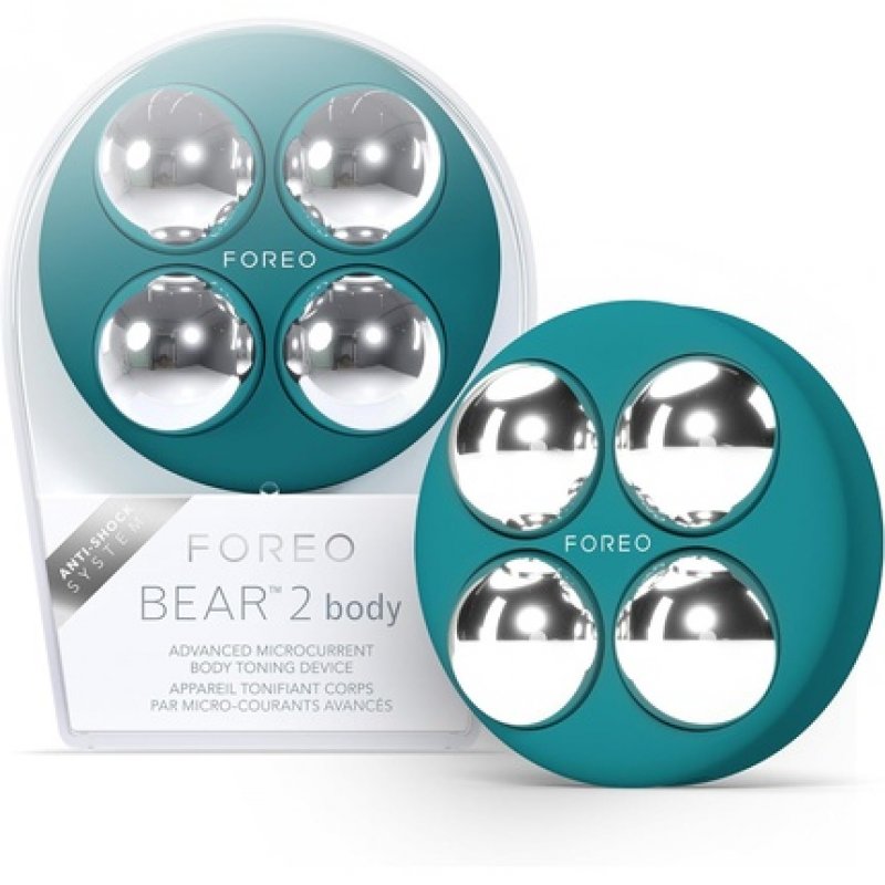 FOREO BEAR 2 Body Anti Cellulite Microcurrent Massage Device - Dermaroller & Lymphatic Drainage - Tightens & Contours -