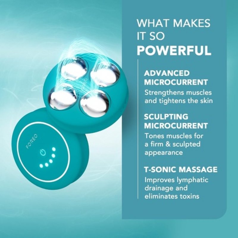 FOREO BEAR 2 Body Anti Cellulite Microcurrent Massage Device - Dermaroller & Lymphatic Drainage - Tightens & Contours -