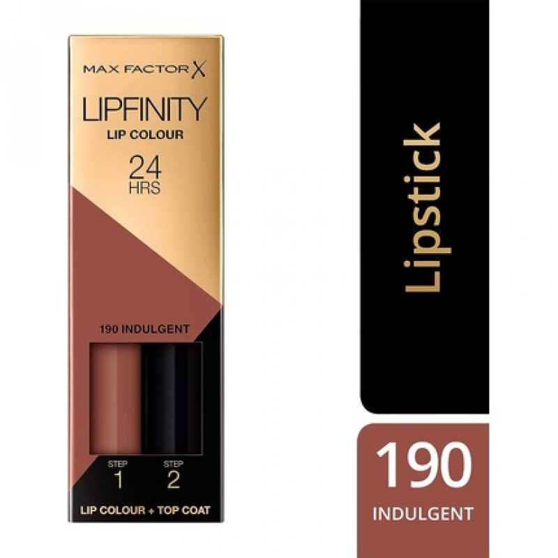 Max Factor Lipfinity Long-Lasting Two Step Lipstick 190 Indulgent 4.2g