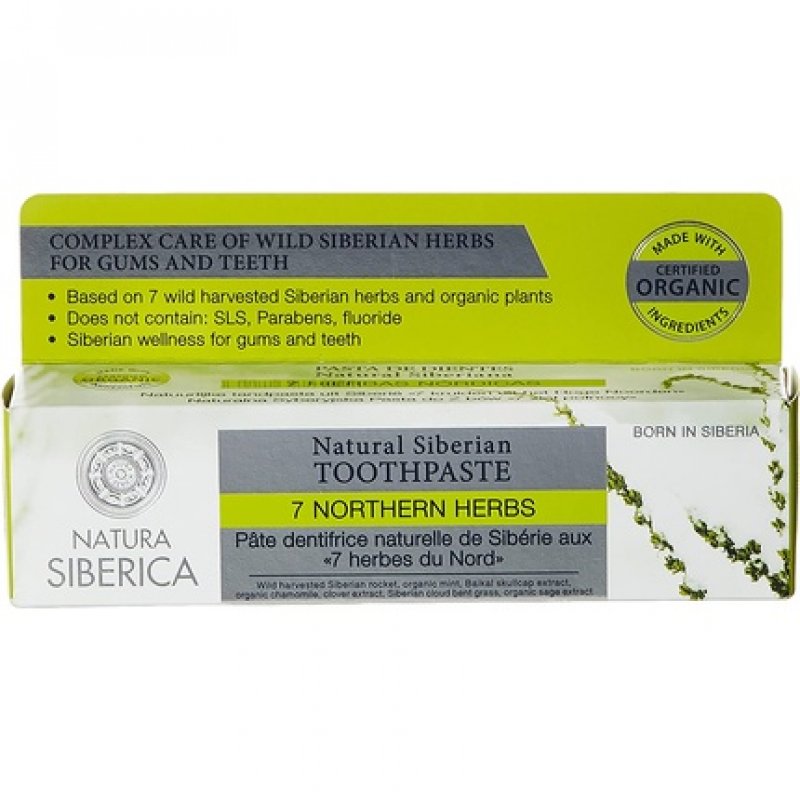 Natura Siberica Natural Siberian Toothpaste 7 Northern Herbs 100g