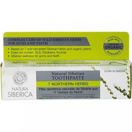 Natura Siberica Natural Siberian Toothpaste 7 Northern Herbs 100g