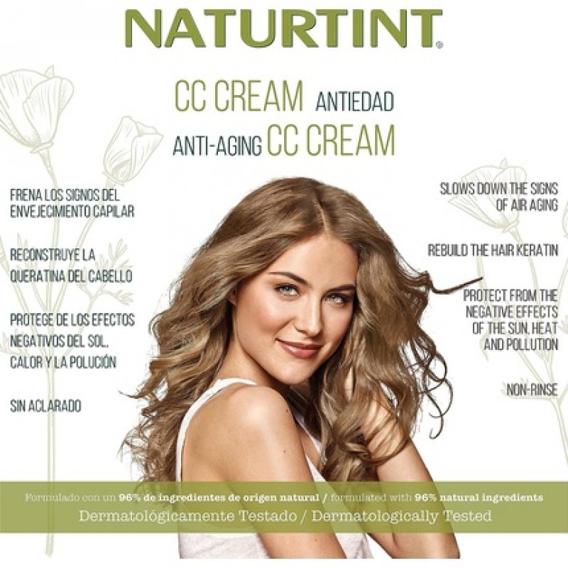 Naturtint CC Cream No Rinse Hair Mask for Dry and Damaged Hair 200ml