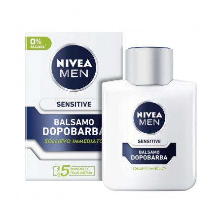NIVEA MEN Sensitive Aftershave Balm Extra Gentle with Chamomile Extract and Vitamin E 100ml