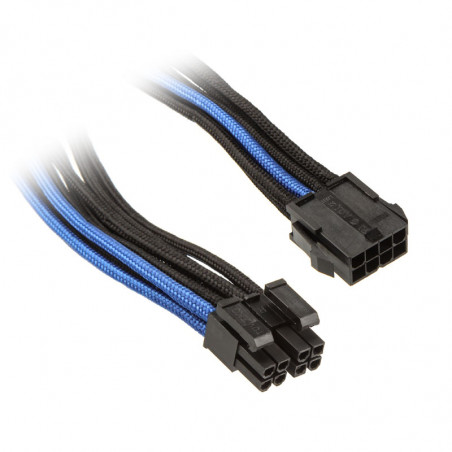 Silverstone EPS 8-Pin zu EPS/ATX 4+4-Pin Kabel, 300mm - noir/