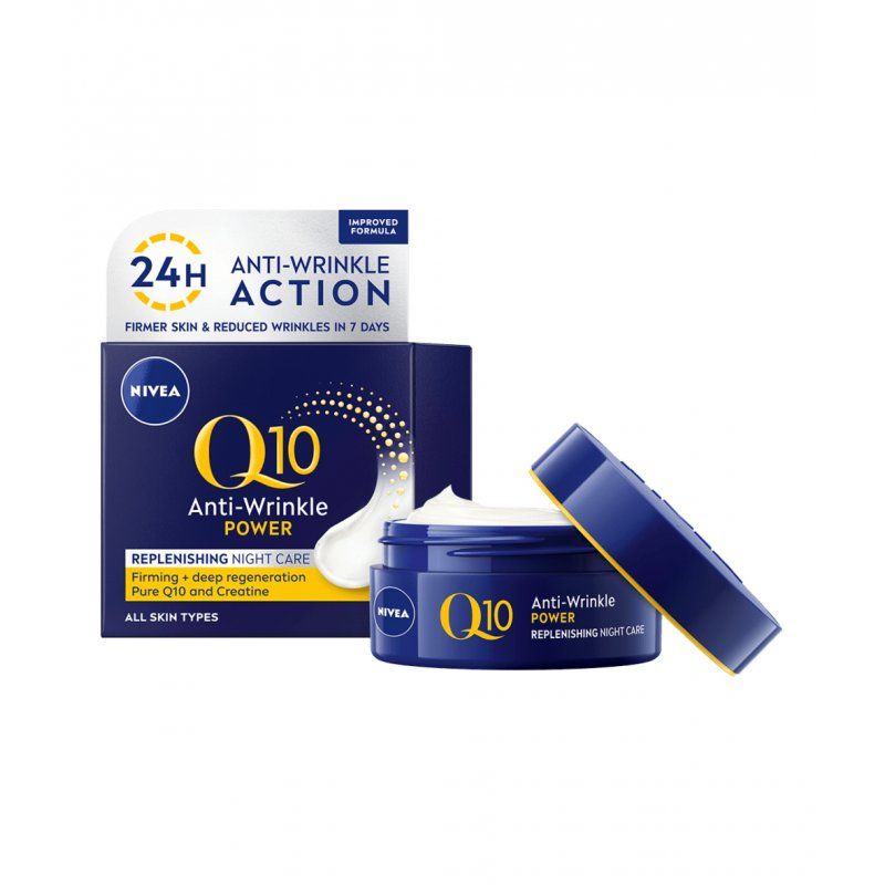 NIVEA Q10 Plus Anti Wrinkle Power Cream Night cream Face 50 ml