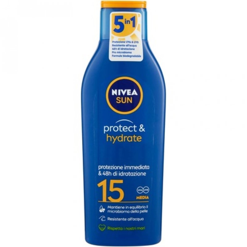 Nivea Sun Protect & Hydrate Sun Milk Lotion Spf 15 200ml