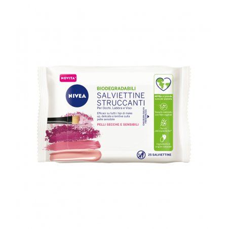 NIVEA Salviettine Struccanti Biodegradabili Lingette nettoyante Femmes