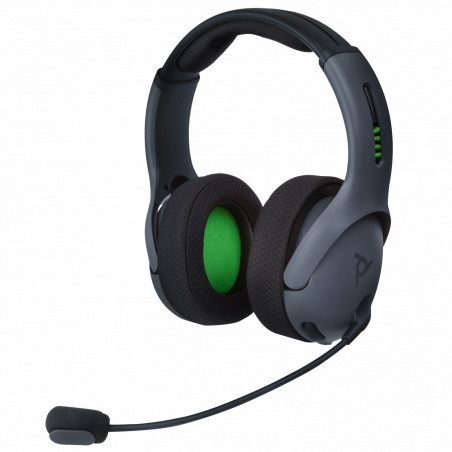 PDP LVL50 Casque Sans fil Arceau Jouer Noir, Vert, Gris