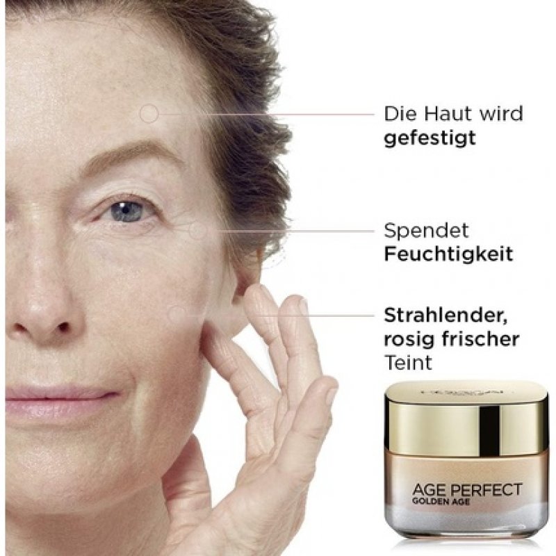 L'Oréal Paris Day Cream Age Perfect Golden Age Anti-Aging Face Care Firming and Radiance For Mature and Dull Skin SPF