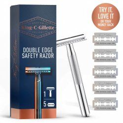 Gillette King C. men's razor Safety razor Metallic
