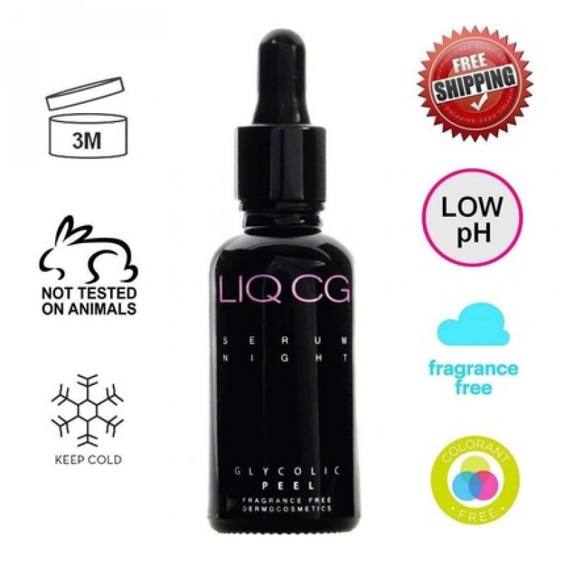 Glycolic Peel Serum Night for Face CG All Skin Types 7% Glycolic Acid 30ml