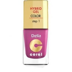 Delia Cosmetics Coral Hybrid Gel Nail Polish No. 21 Fuchsia 11ml
