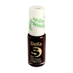 Delia Cosmetics Vegan Friendly Nail Polish Size S No. 225 Black Berry 5ml