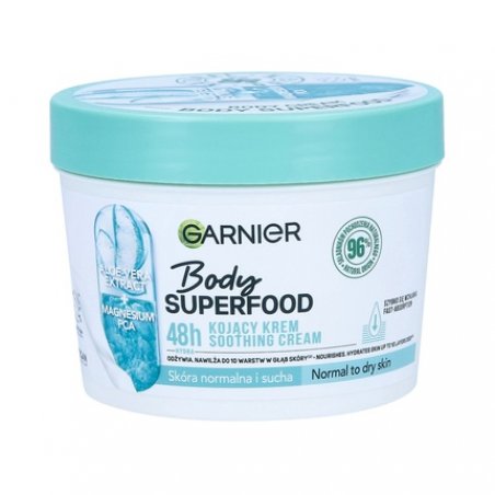 Garnier Body Superfood Soothing Cream for Normal to Dry Skin with Aloe 380ml