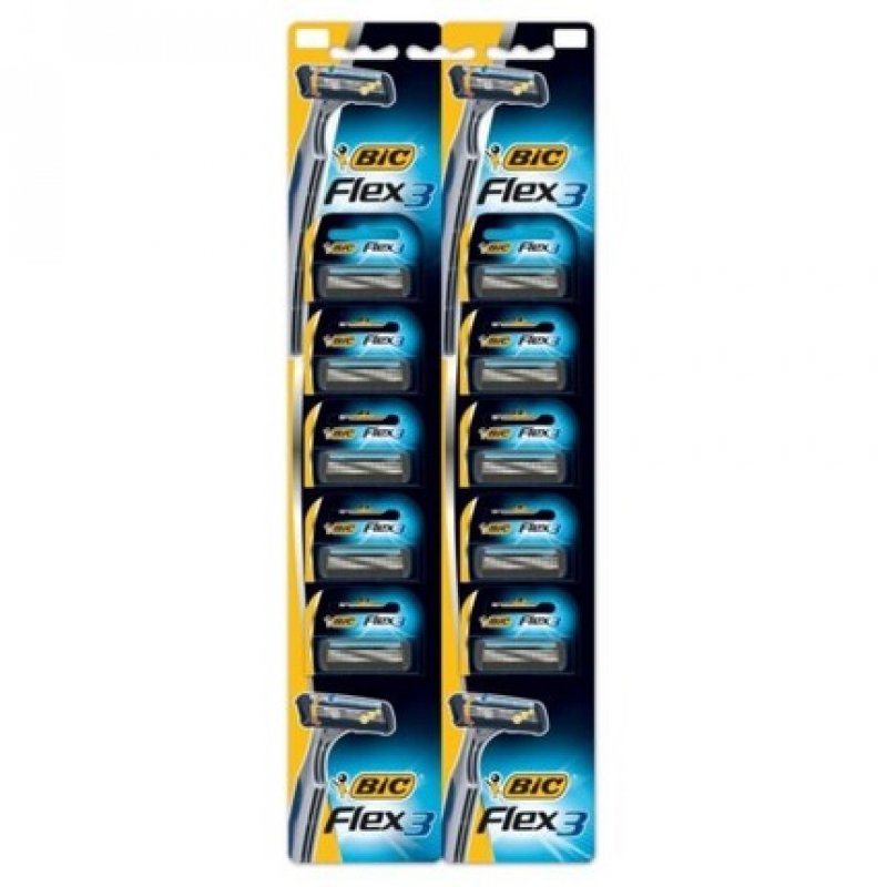 BIC Flex 03 Razor on a Band 10pc