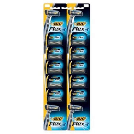 BIC Flex 03 Razor on a Band 10pc