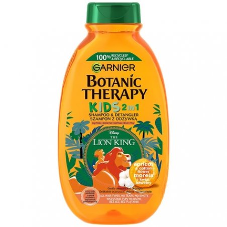 Garnier Botanical Therapy Apricot and Cotton Flower 2in1 Shampoo for Kids Lion King 250ml