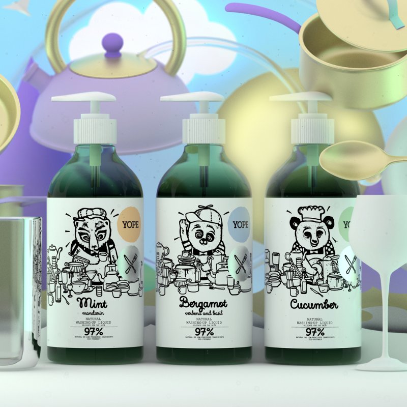 Yope Dishwashing Liquid Cucumber 750ml