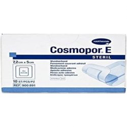 Hartmann Cosmopor Steril Dressing Set with Compresses 5cm x 7.2cm - Pack of 10