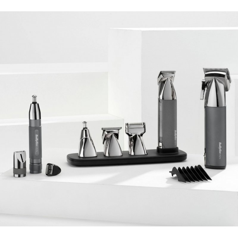 BaByliss E116E tondeuse de précision Gris, Argent