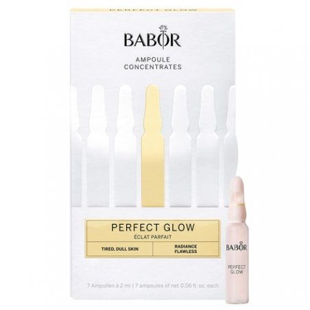 BABOR Perfect Glow Face Serum Ampoules with Glow Pigments for Radiant Skin 7 x 2ml