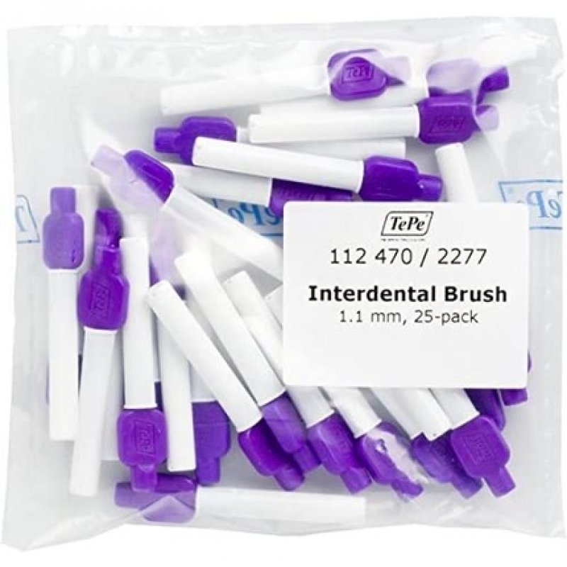 TePe Original Interdental Brushes Purple 1.1mm 25 Pieces - Single