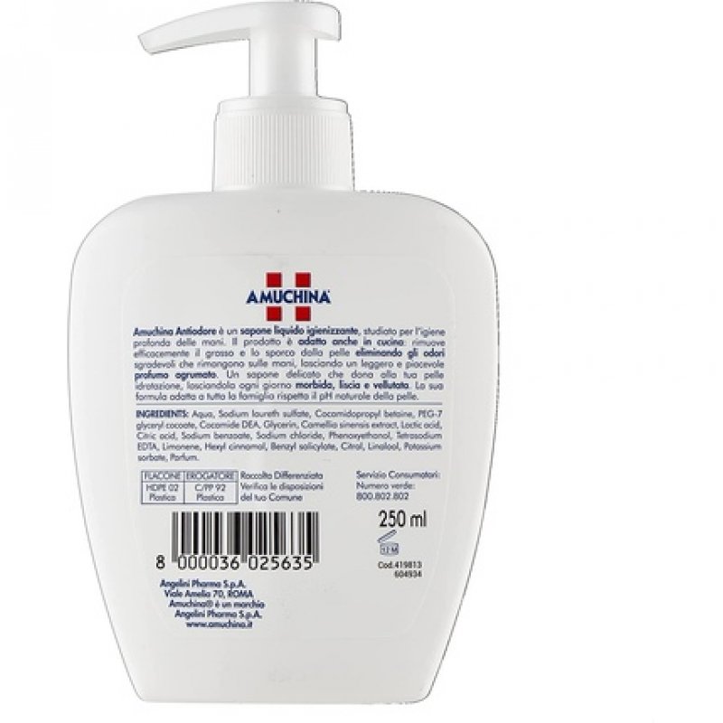 Amuchina Anti-Odor Liquid Soap 250ml