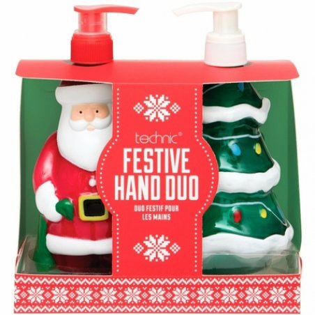 Technic Christmas Tree & Santa Hand Wash and Creamy Lotion Duo Hand Care Gift Set