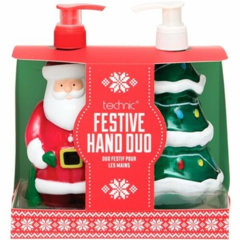 Technic Christmas Tree & Santa Hand Wash and Creamy Lotion Duo Hand Care Gift Set