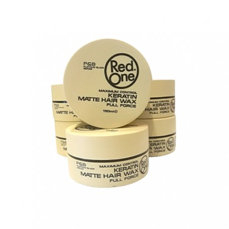 Red One Hair Styling Wax Enriched with Keratin Matte Effect 150ml
